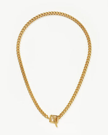 Chunky Gold T-Bar Chain