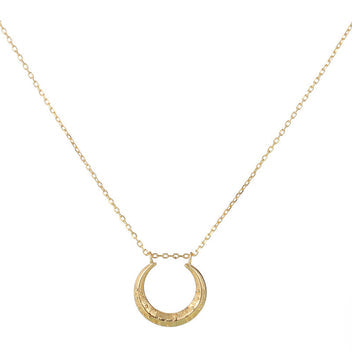 14K Gold Geometric Necklace