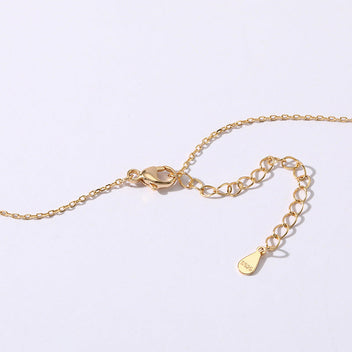 14K Gold Geometric Necklace