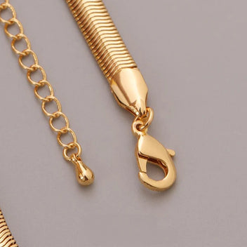 Flat Snake Chain Necklace
